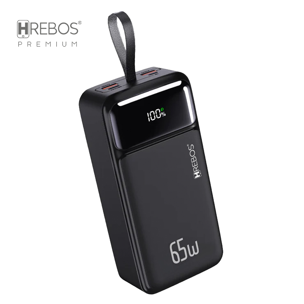 Powerbank  30.000mAh 65W Carregador Portátil Rápido para Celular, Notebook e Starlink