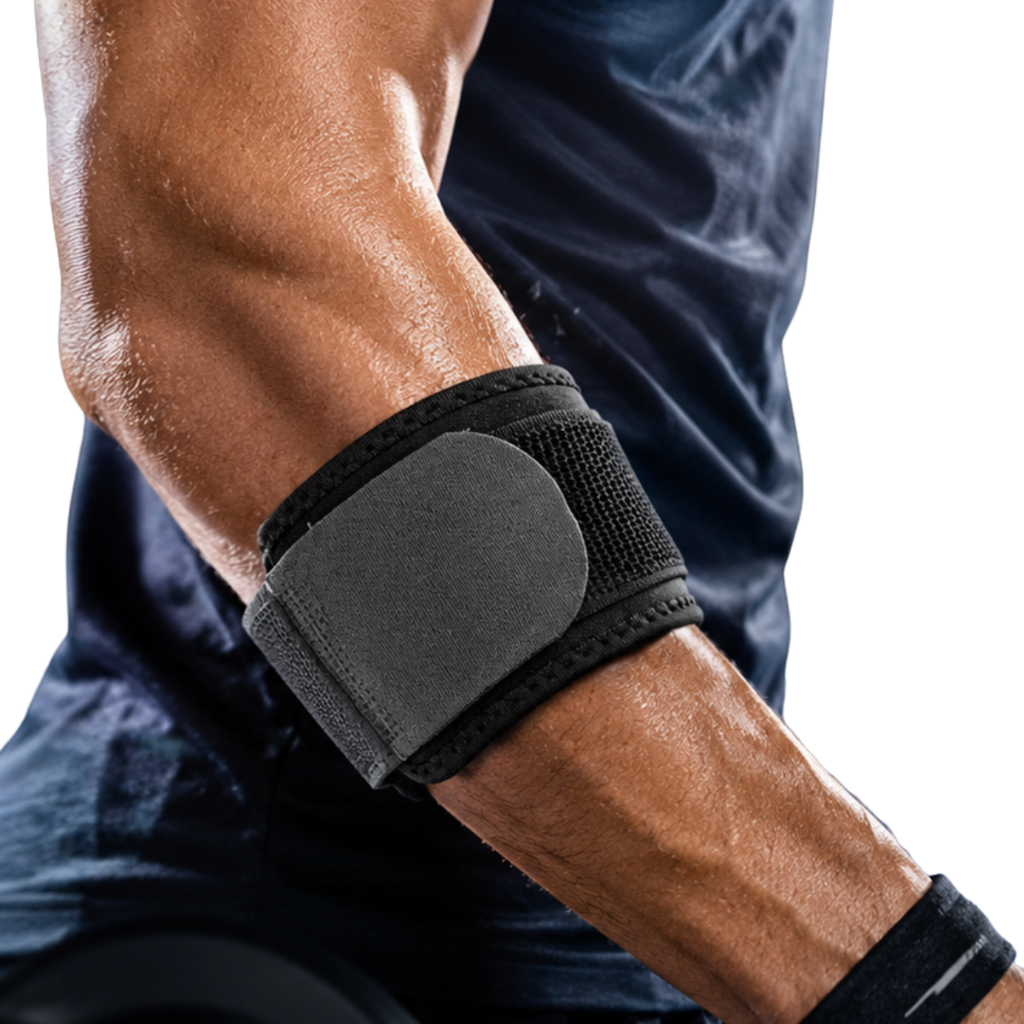 Cotoveleira Ajustável Suporte para Cotovelo Tennis Elbow Compressão Epicondilite Tendinite Esporte Academia Treino
