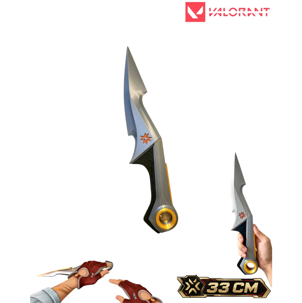 Leque Champions 2026 VALORANT |  30CM 3D para Cosplay e Coleção