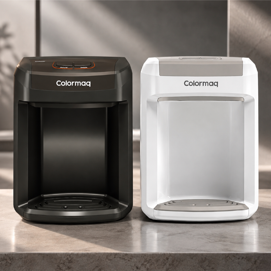 Purificador de Água de Mesa Colormaq Bivolt Branco e Grafito