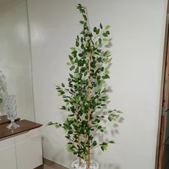 Bambu da Sorte Artificial 2 Metros Caule Natural Sem Vaso Decor