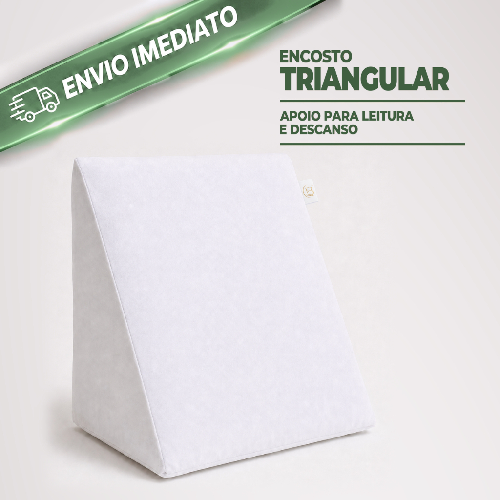Encosto Anatômico Triangular – Mais Conforto para Leitura, Descanso e Recuperação