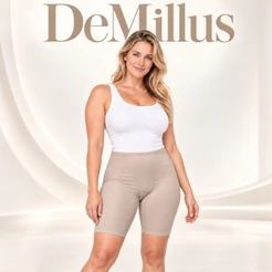 Bermuda Demillus Virtuel Microfibra Invisível Não Marca