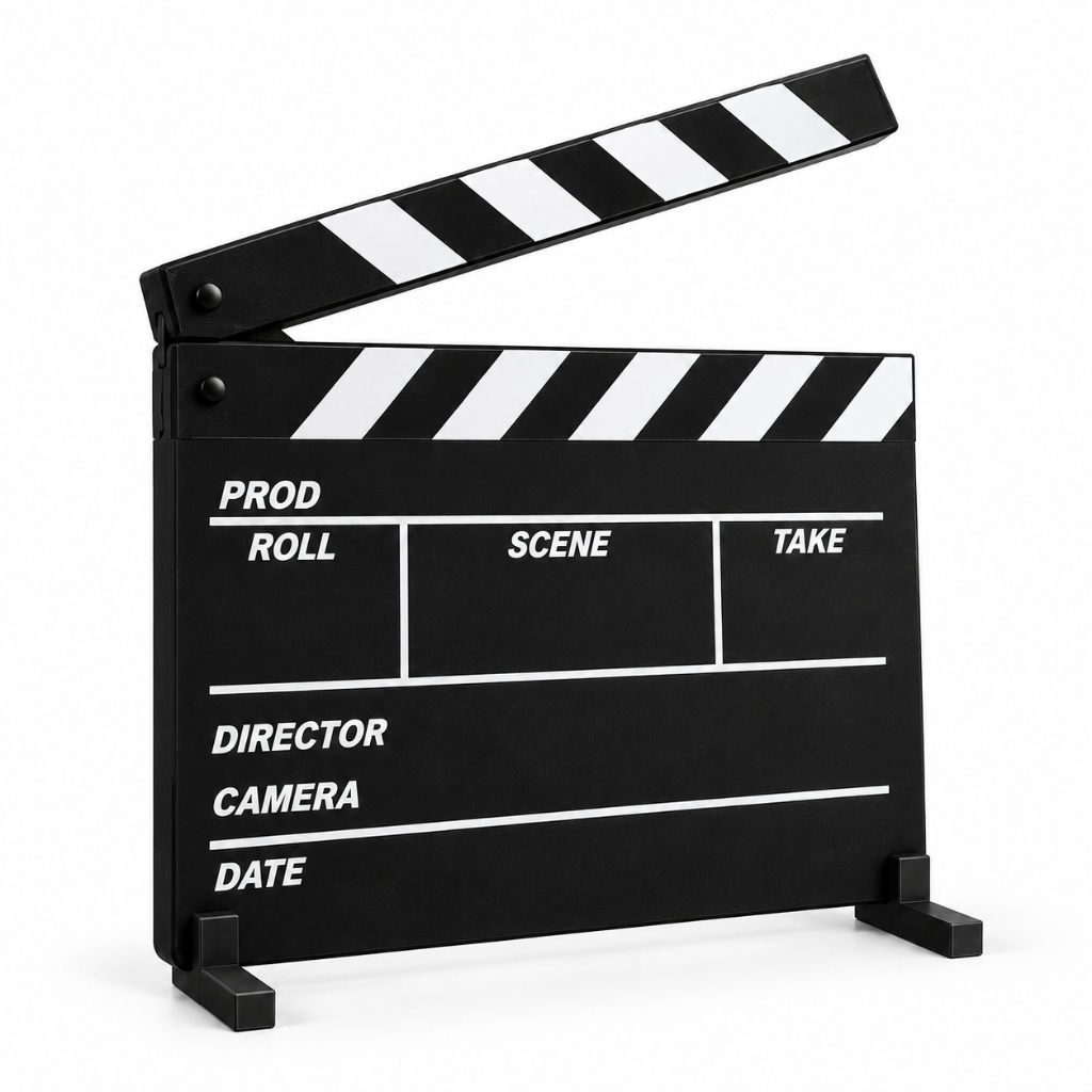 Claquete Cinema Profissional 3D com Movimento Claq | Universal Studios… (ER NEXUS)
