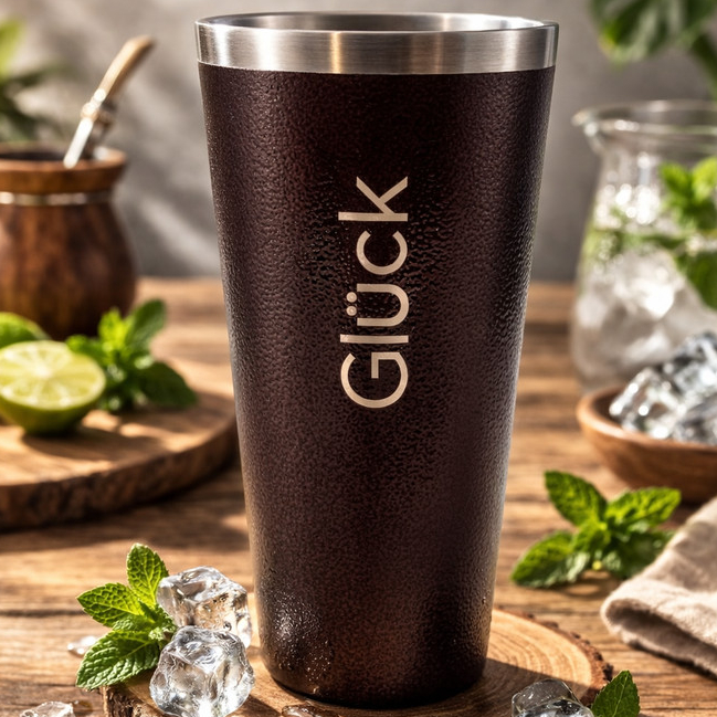 Copo Térmico Sleek 473 ML Hammer Tobacco GLUCK
