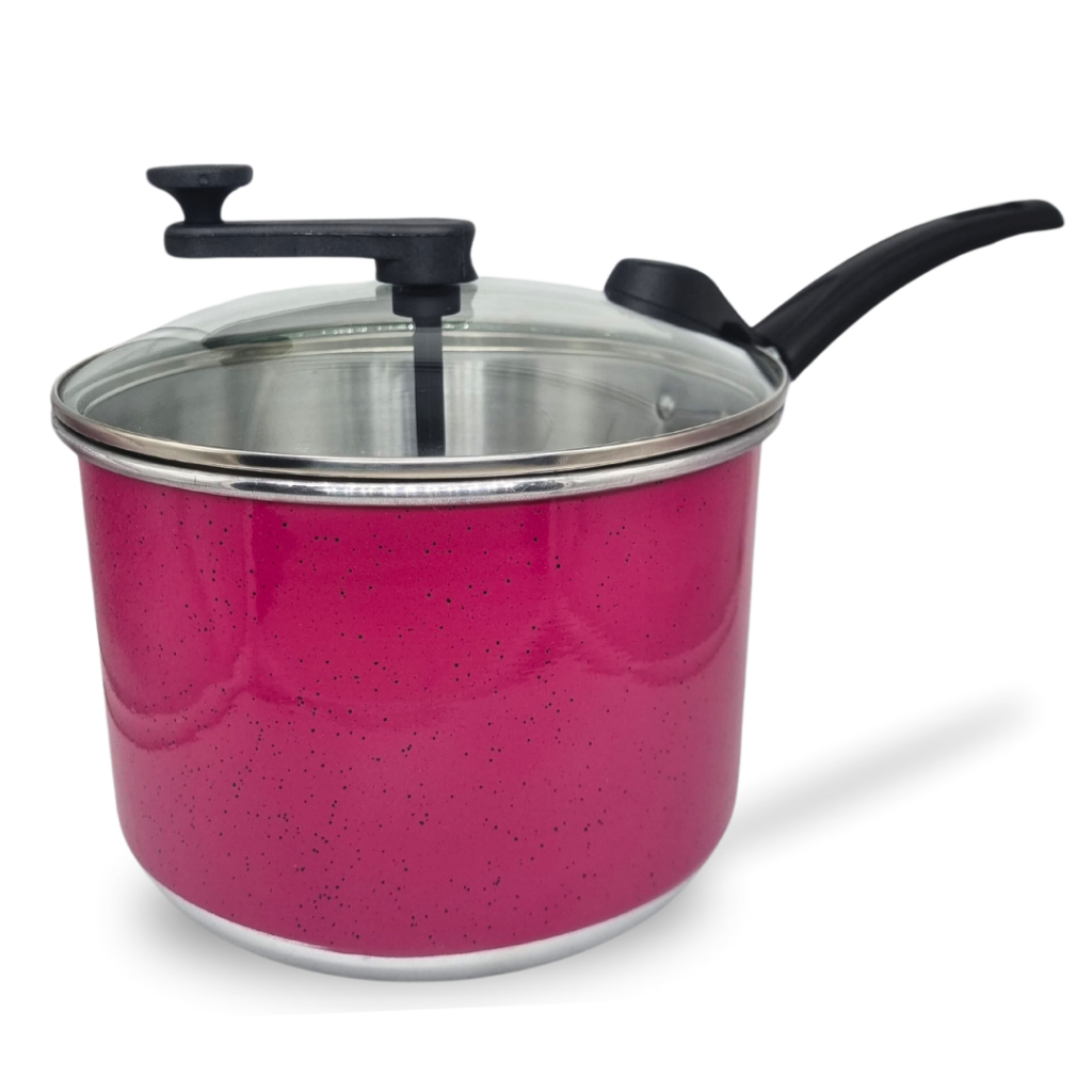 Panela de Pipoca  com Tampa de Vidro nº 20 4 Litros Panela de fazer Pipoca em Oferta na Shopee