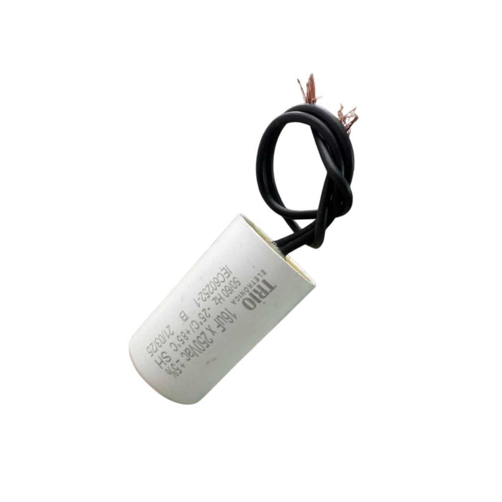 Capacitor 16uF x 250V Motores Diversos Eletrodomésticos Ventiladores