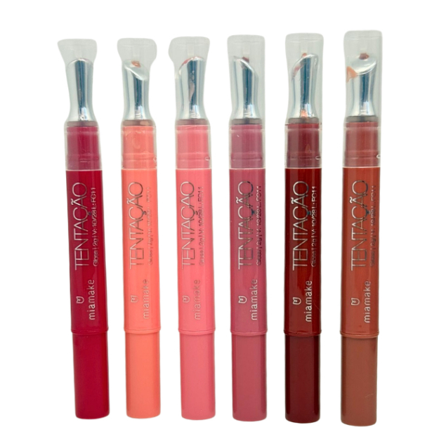 GLOSS VERNIZ EFEITO BLINDADO COBERTURA DE COR MIA MAKE em Oferta na Shopee
