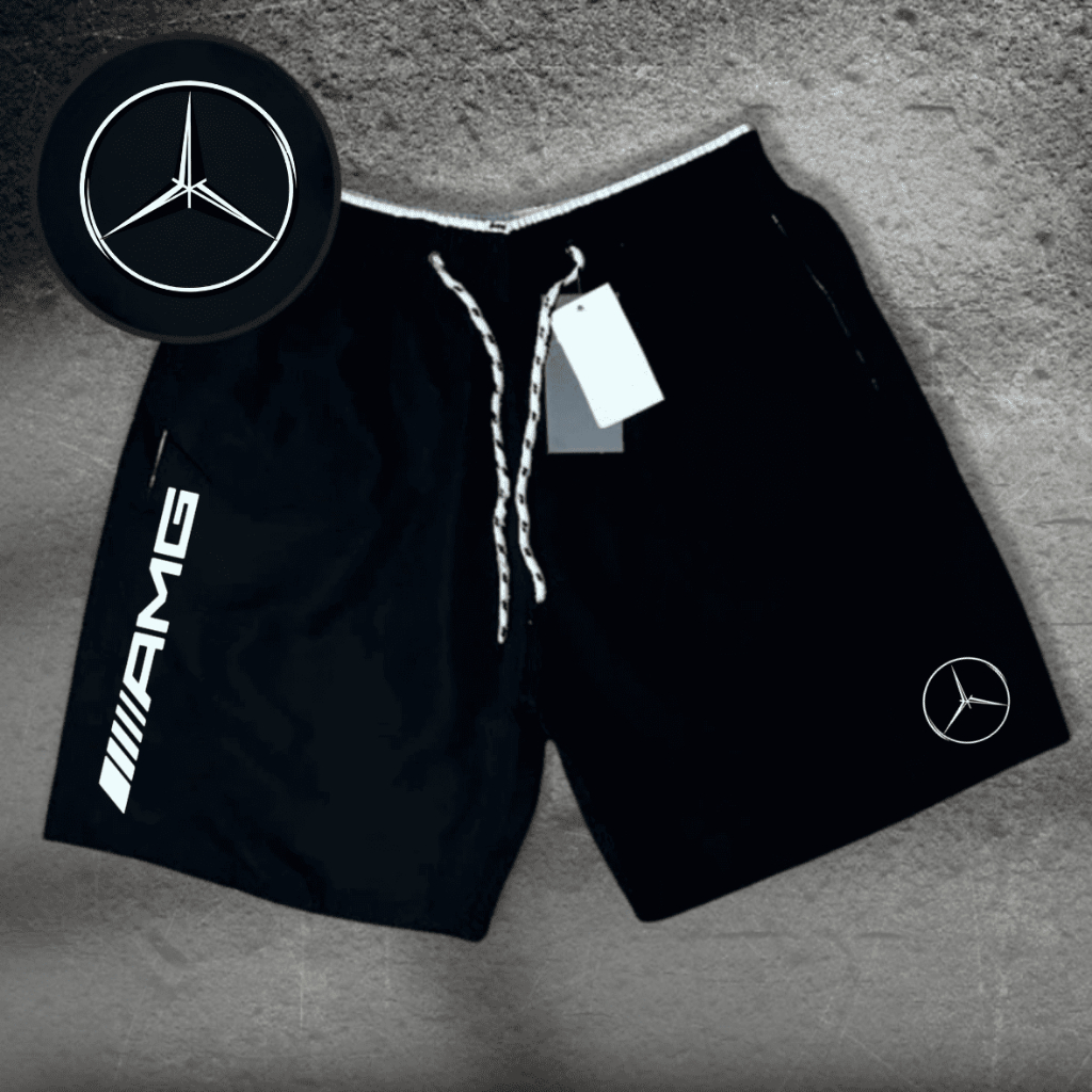 Short Bermuda Esportiva Tectel Masculina - Mercede AMG - Academia Corrida Basquete