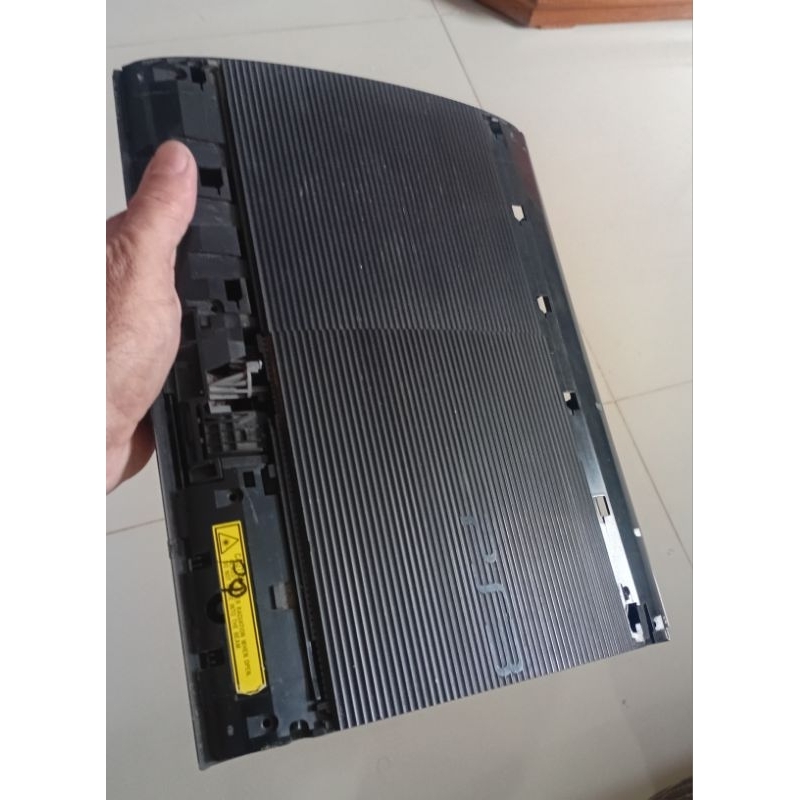 carcaça de plástico, superior do ps3 super slim, com tampa do dvd