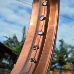 Tinta em pó para pintura eletrostática/ Verniz Rose Gold 500 gramas