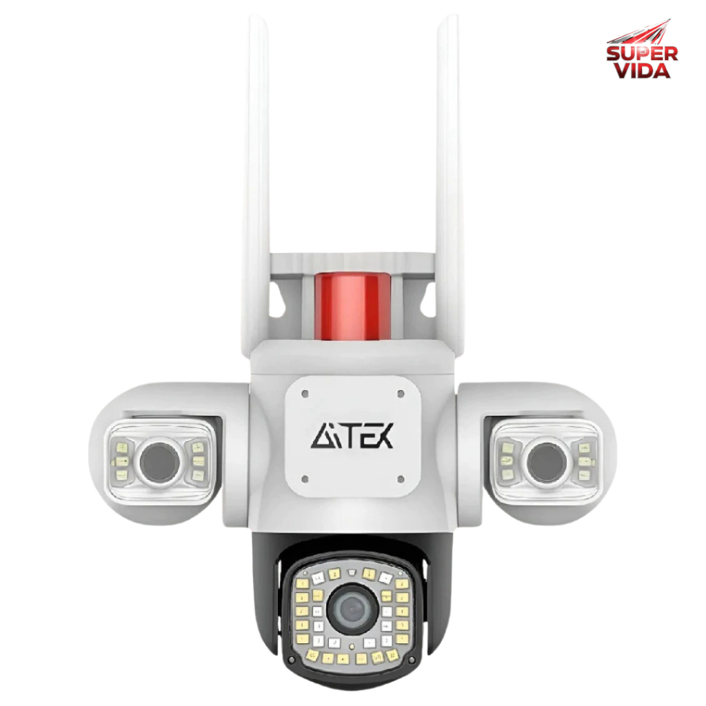 Câmera 3 Lentes Ultra HD WI-FI Externa Colorida À Noite Resistente App YOOSEE SIGMA-4824 AITEK