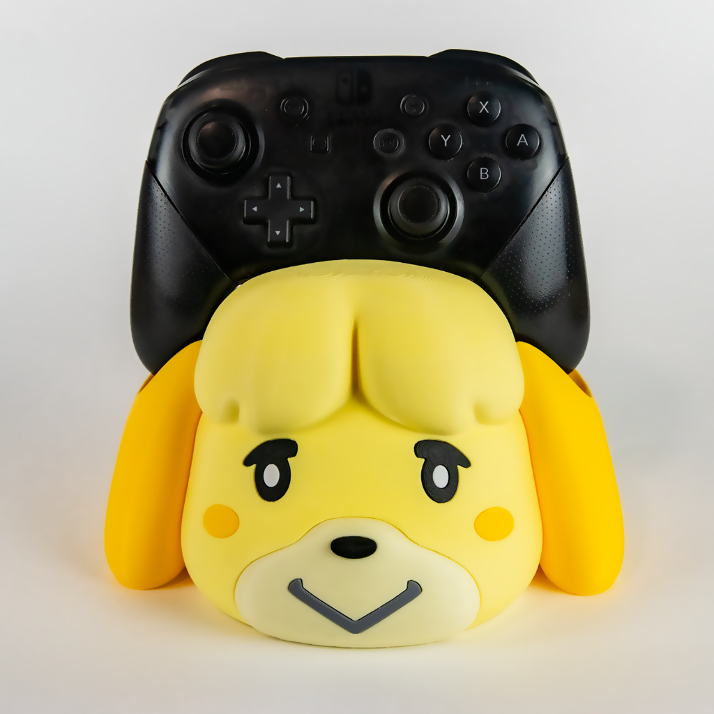 Suporte de Controle Isabelle – Animal Crossing | PS5, PS4, Xbox e Nintendo Switch Pro Controller