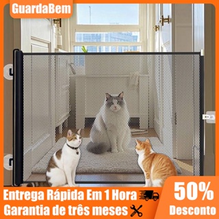 Portão Tela Segurança Bebês Pets Cercadinho Grade Retrátil Cerca Para Crianças em Oferta na Shopee