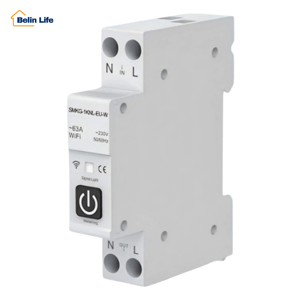 Disjuntor Wifi Interruptor Unipolar 110/220v 63a Automação em Oferta na Shopee