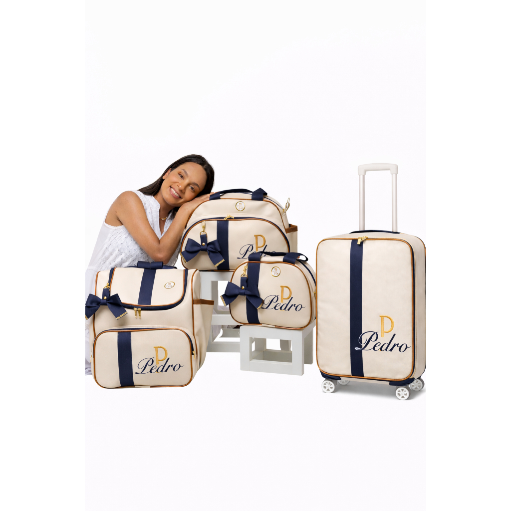 Bolsa Maternidade Personalizada Menino Kit Bolsa Maternidade Personalizada Nome do Bebê em Oferta na Shopee