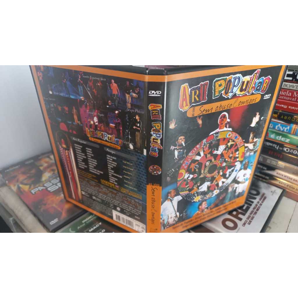 dvd art papularsem abuso e amigos - NOvo Impecavel c/ encarte Grupo sensação Turma do pagode salgadinho malicia esquema