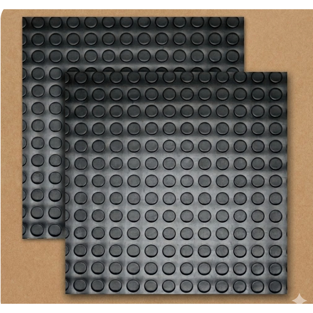 Piso Moeda Borracha Anti Derrapante 0,50 X 0,50m Resistente em Oferta na Shopee