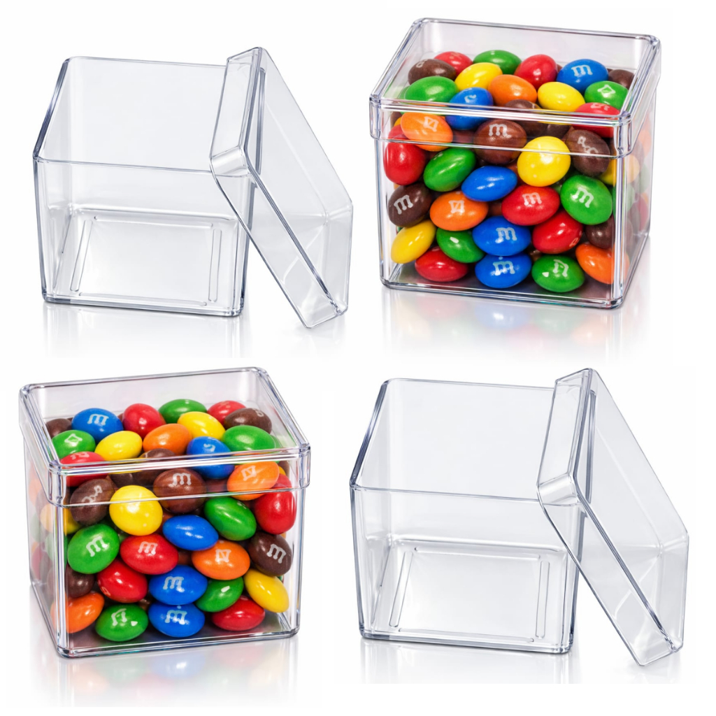 20 Caixinhas acrílica para lembranças 5x5 acrilica - Transparente em Oferta na Shopee