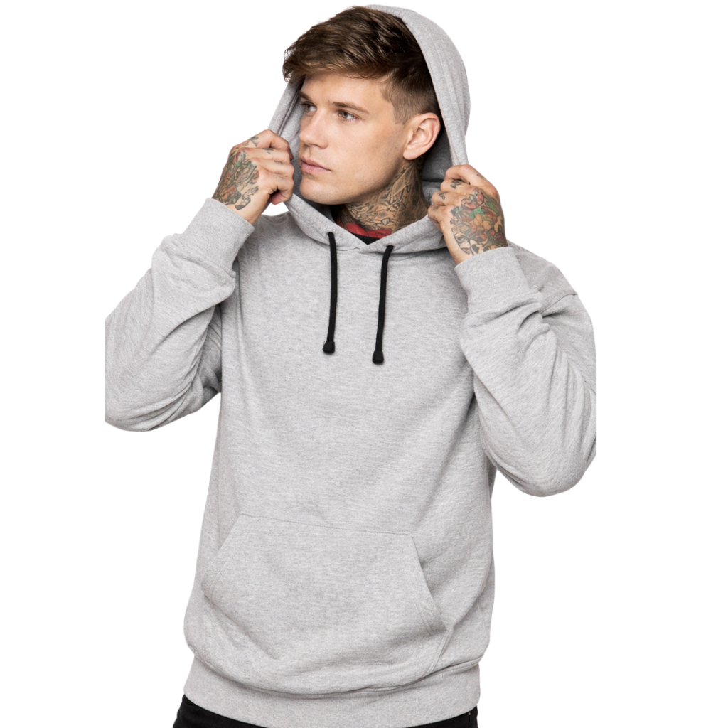 Moletom Canguru Com Capuz e Bolso Sem Estampa Liso Unissex Blusa Flanelado Masculino Feminina