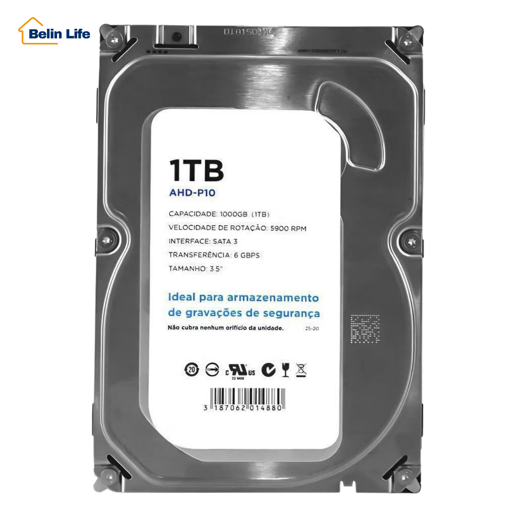 HD Interno Aitek Delta 1TB 2TB 4TB 8TB SATA III PC/DVR/Servidor