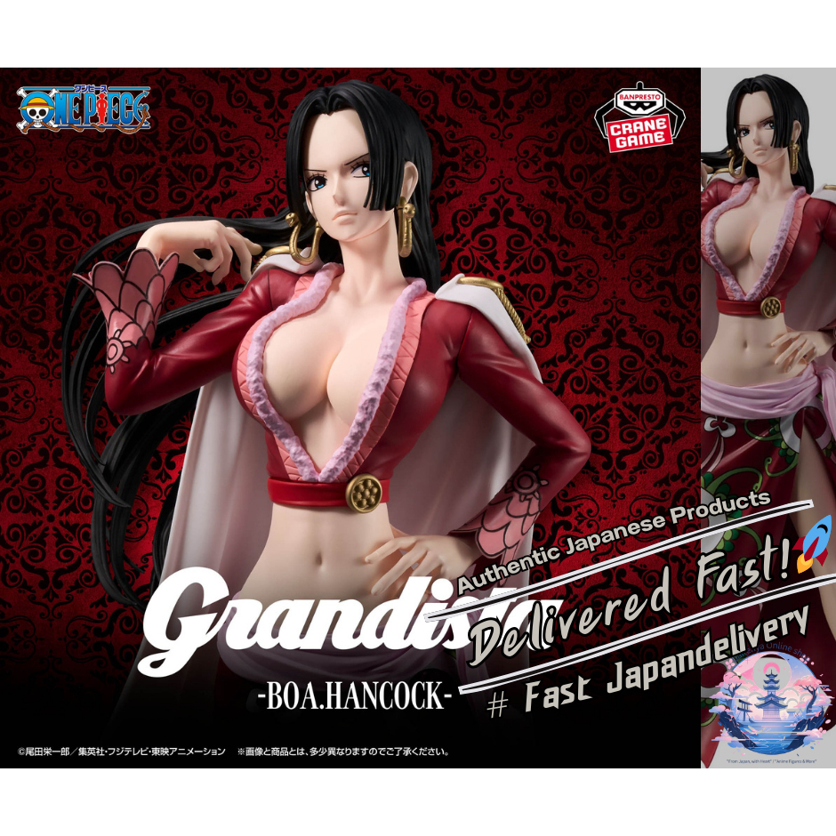 [BANPRESTO]👑 ONE PIECE: Grandista — BOA HANCOCK A mulher mais bonita do mundo agora em escala grandiosa.