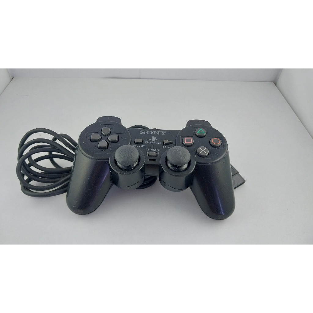 Controle Para PS2 Preto Original Sony SCPH-10010 A Semi Novo