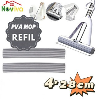 Refil| Pva Mop Esponja Mop Rodo Premium 28 cm| Apenas com refil Noviva em Oferta na Shopee