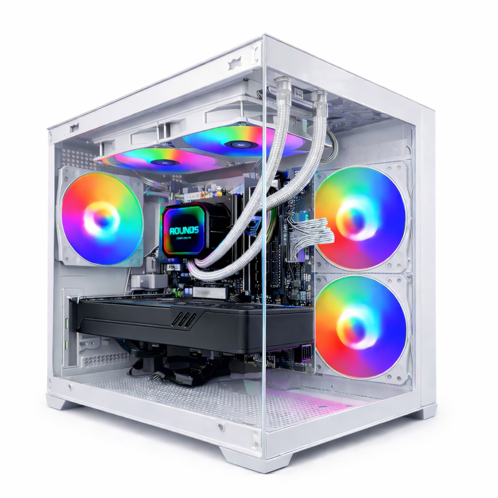 PC Gamer Completo AMD Ryzen 7 5700X, B550M,  32GB, NVME 1TB, NVIDIA RTX 5060 8GB