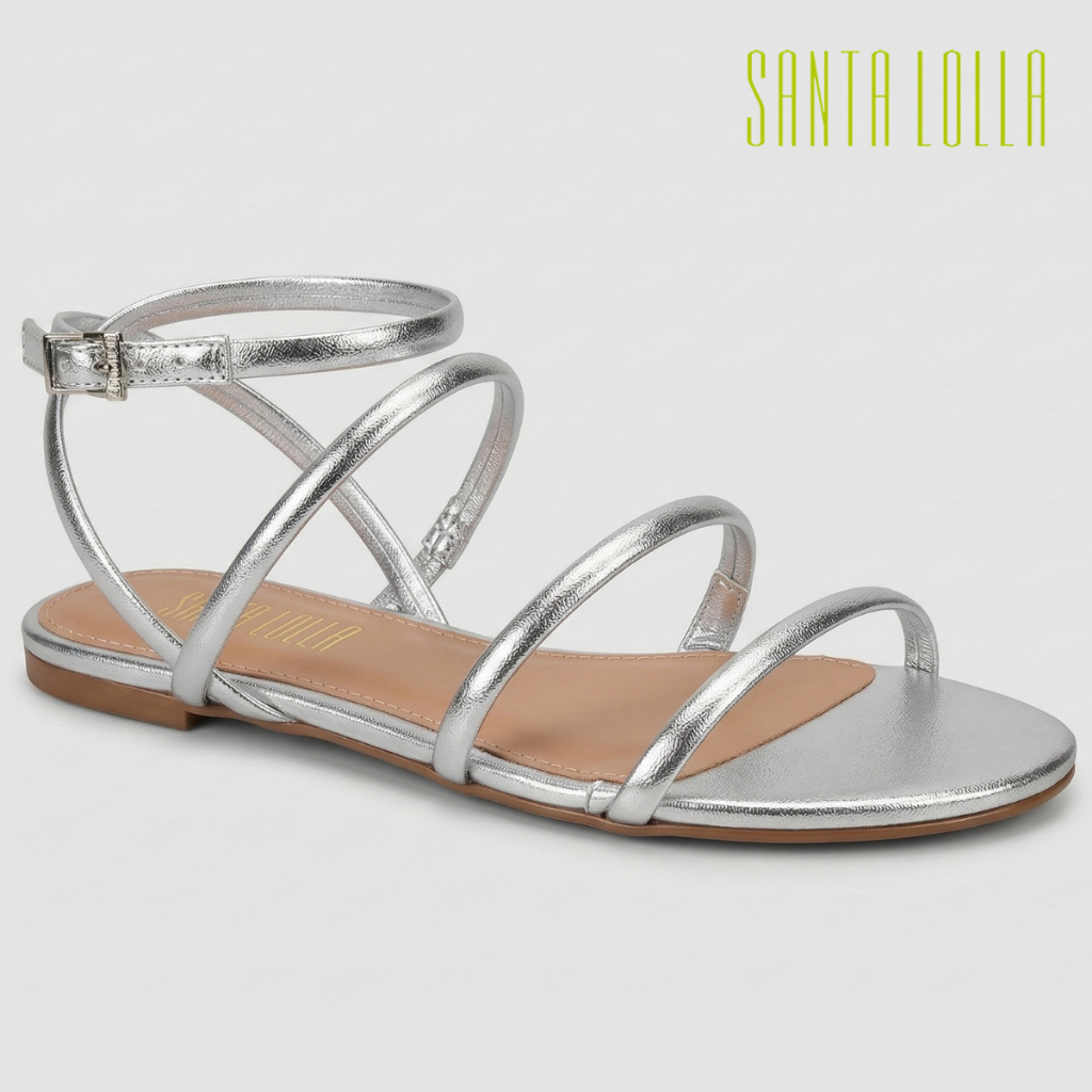 Sandália Rasteirinha Feminina Santa Lolla Confortável e Leve Verão em Oferta na Shopee