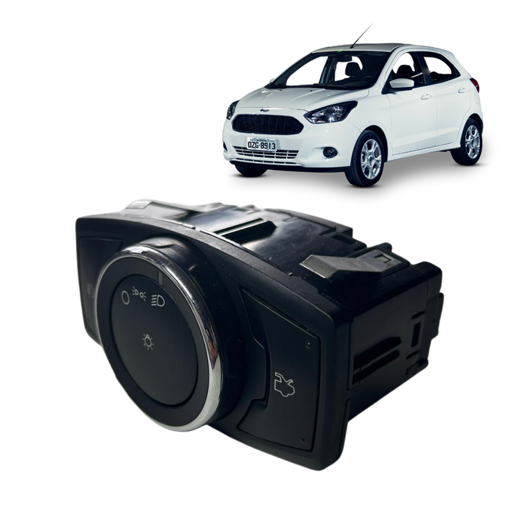 Botao Chave Farol Luz Com Farol De Milha Ford Ka 2014 2021