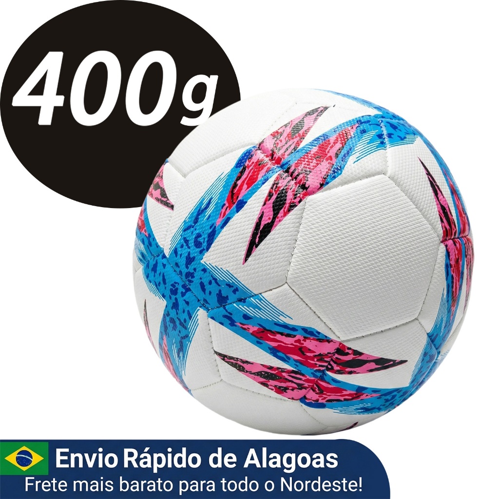Bola Futebol Campo Society Tamanho 5 400g Resistente
