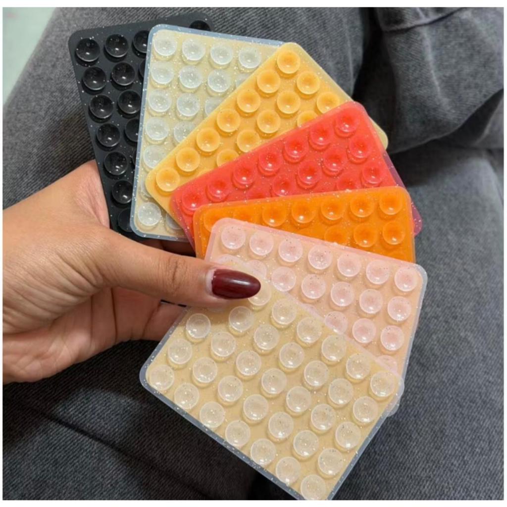 Ventosa para Celular Silicone Fixação Forte Suporte Portátil para Gravar Vídeos TikTok Instagram