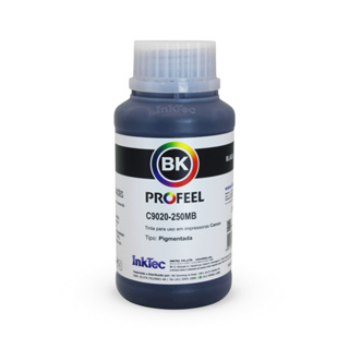 TINTA PIGMENTADA INKTEC CANON C9020-250MB| 250ML | BLACK em Oferta na Shopee