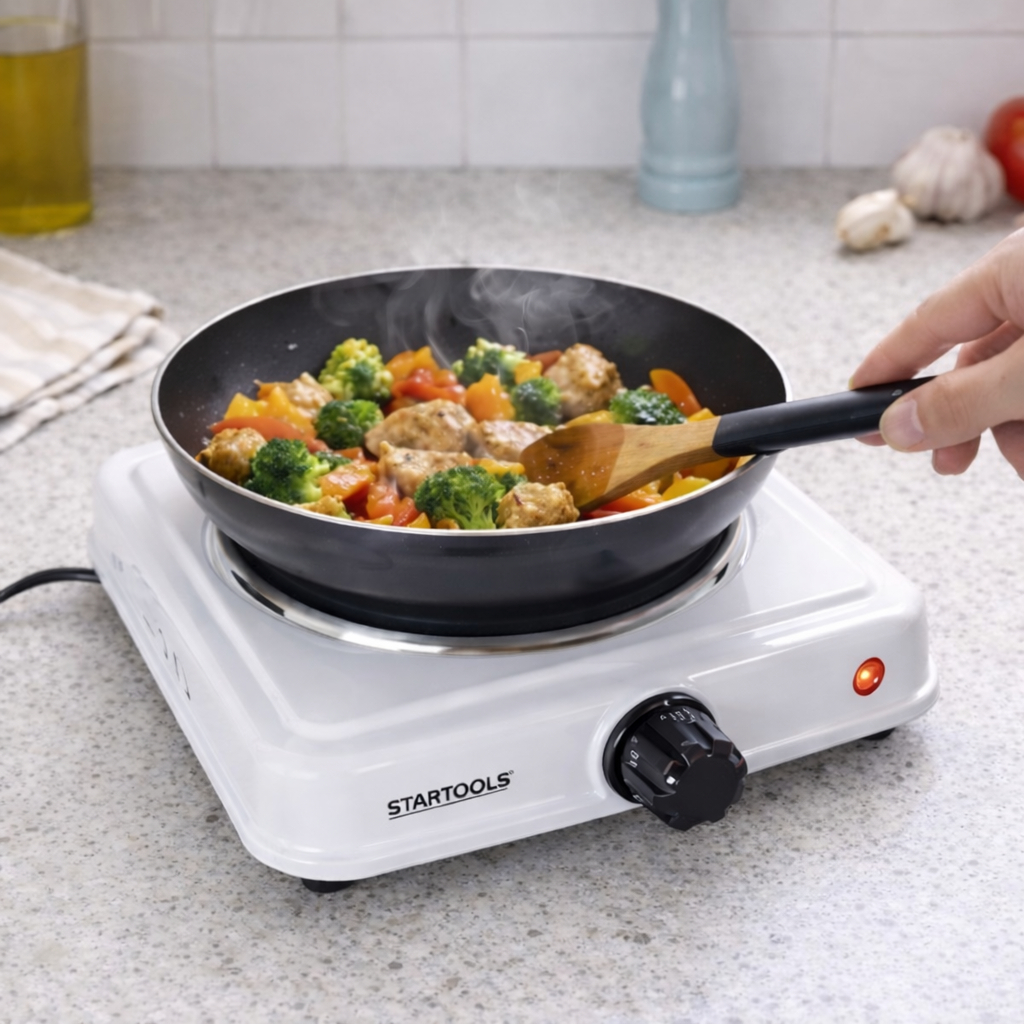 Cooktop Fogareiro Eletrico Chapa Indução 1 Boca De Mesa Portátil 110V 220V 1000W Original Camping