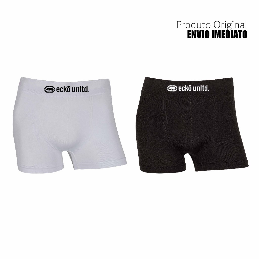 Kit 2 cuecas boxer marca Ecko Microfibra Originais