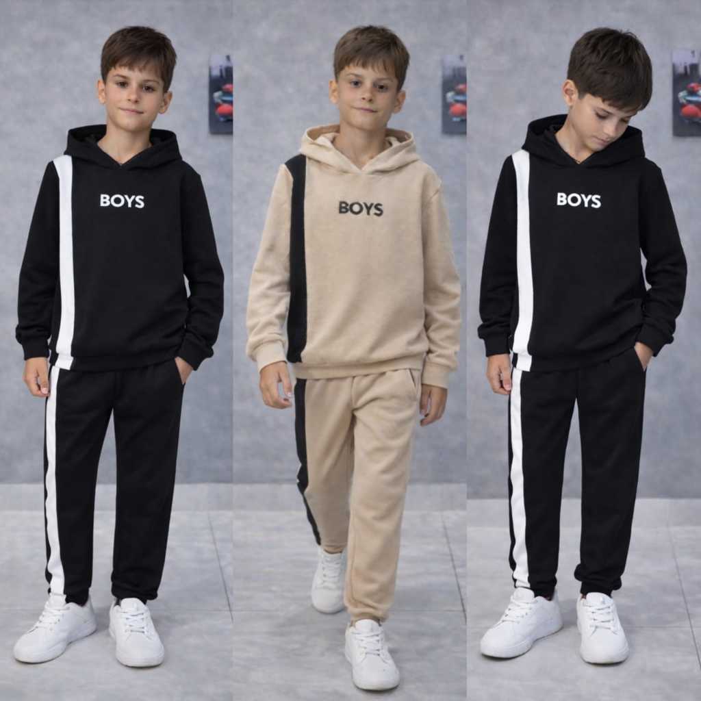 Conjunto de Moleton Masculino Infantil e Juvenil 2 à 14 Anos