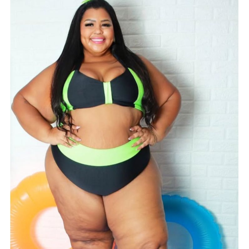 BIQUINI SUQUINI PLUS SIZE LYCRA PREMIUM FORRADOS TAM ATÉ 60