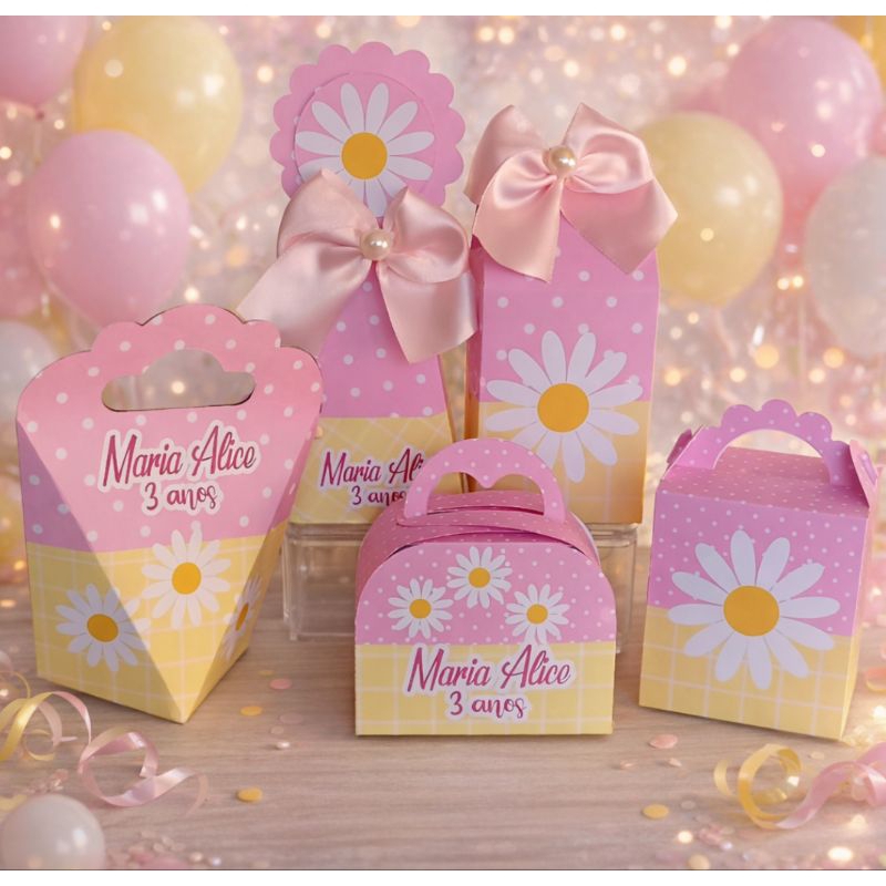 MARGARIDA kit Festa  Lembrancinha Chá de bebe-Aniversario