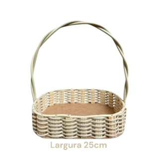 Cesta Fraldeira Sintética 25cm Oval (uma unidade)® em Oferta na Shopee