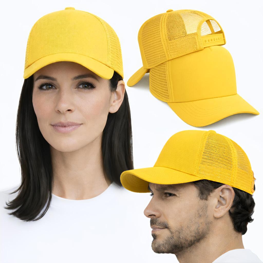 Boné Trucker Liso Personalizar Aba Curva Básico Telinha Ideal Para Sublimação Tela - Envio Rápido