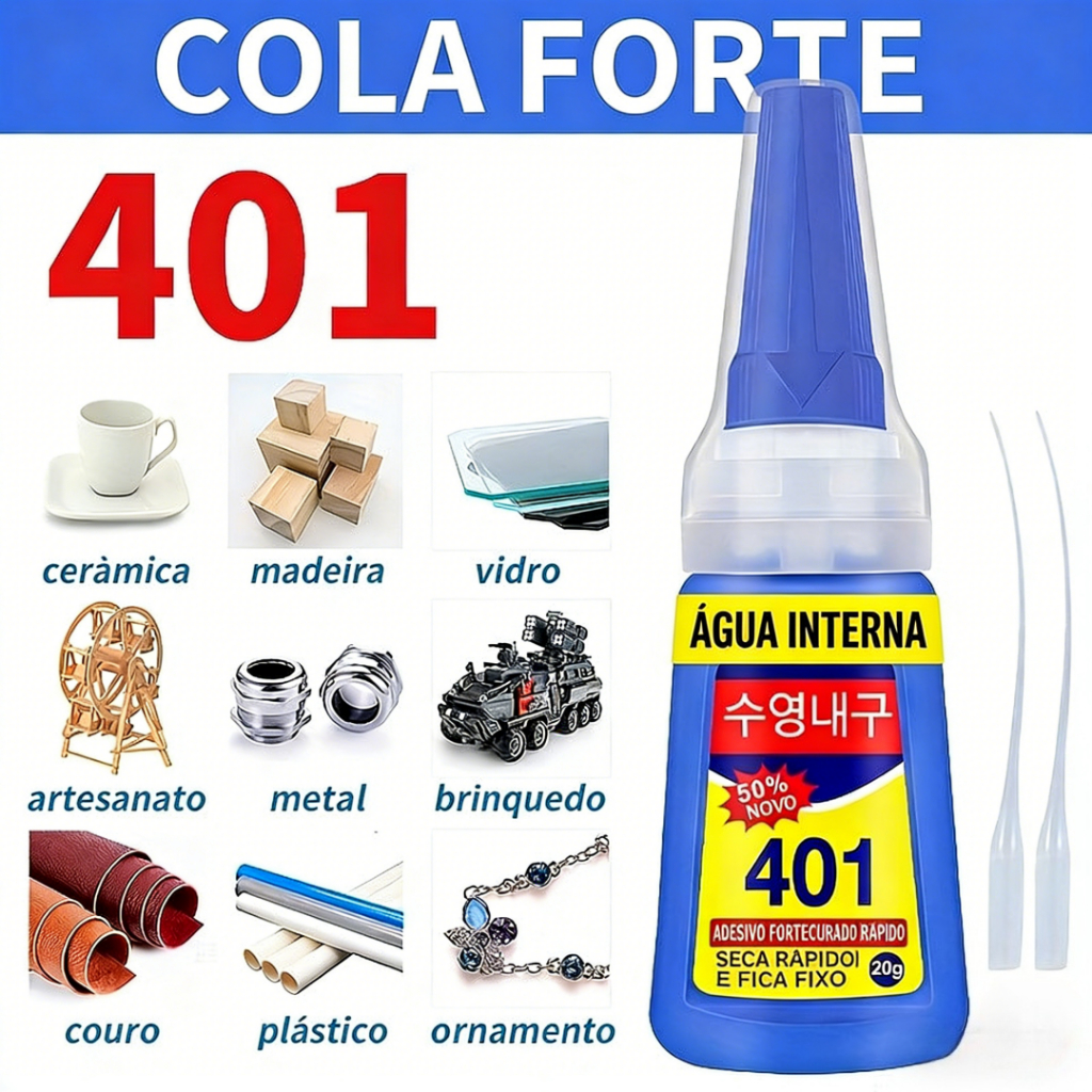 20g/10g de Super Cola , Especializada para Reparos Domésticos, Artesanato em Calçados, Cristais, Móveis de Madeira