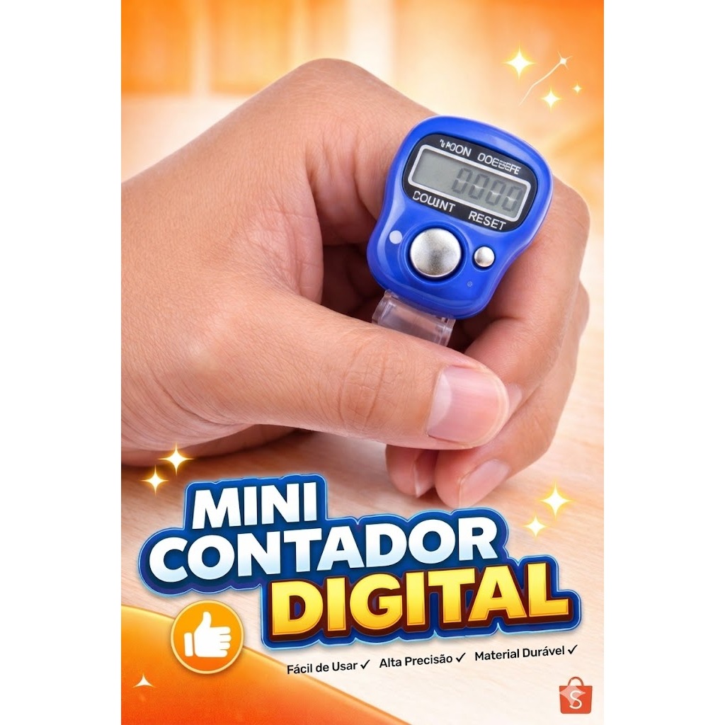 Contador Digital Eletrônico Portátil
