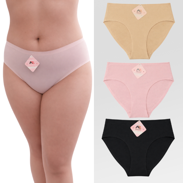 Kit Calcinhas Cós Alto 10 cm Calçola Lisa Conforto Premium Feminino em Oferta na Shopee