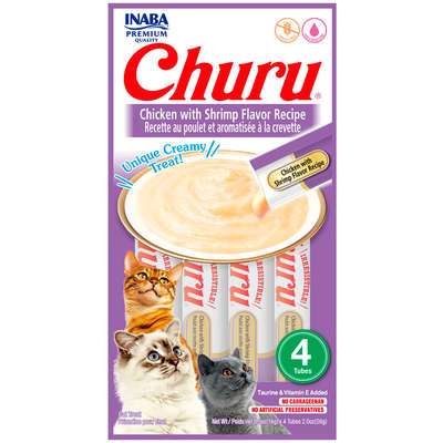 PETISCO PARA GATOS CHURU INABA 4 UNIDADES
