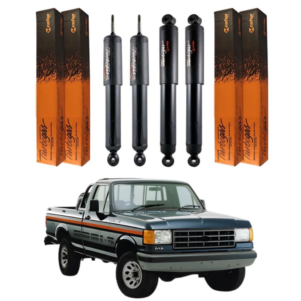 KIT 4 AMORTECEDOR F1000 4X4 1993 A 1998 COFAP