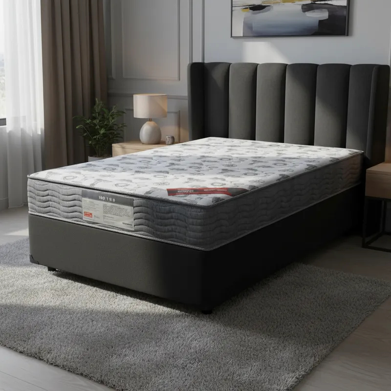 Cama Box com Colchão de Espuma D33 Ortobom ISO 100 Solteiro 88cm