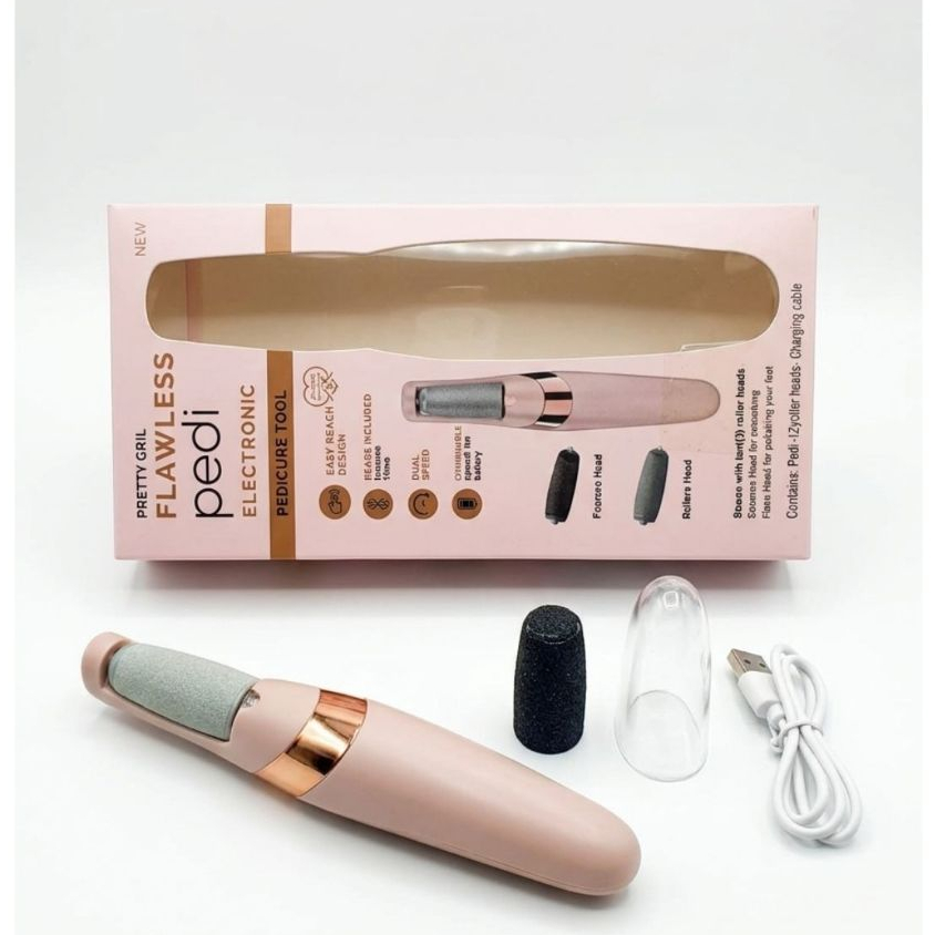 LIXA ELÉTRICA PARA PÉS REMOVEDOR DE CALOS PROFISSIONAL RECARREGÁVEL USB PEDICURE PORTÁTIL ESFOLIADOR CALCANHAR RACHADO