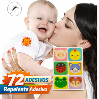 Adesivo Repelente Infantil 72 Unidades Anti Mosquito para Bebês e Crianças em Oferta na Shopee