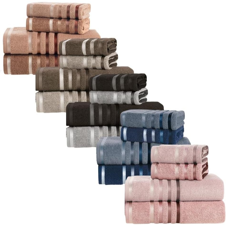 Kit 4 Toalhas Karsten Banhão Gigante e Rosto Lumina 100% Algodão Fio Penteado Unika – Jogo Enxugador